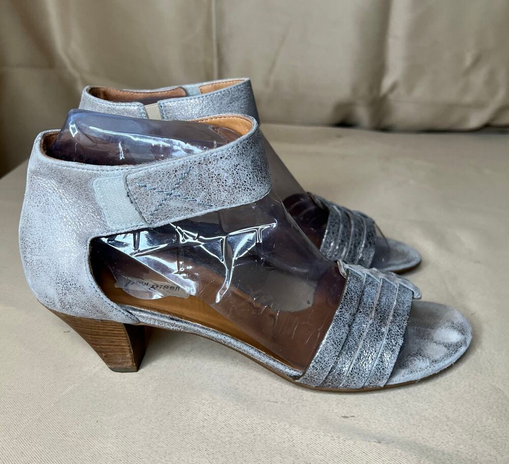 Paul Green Coco Smoke Metallic Sandals UK7 9.5 US